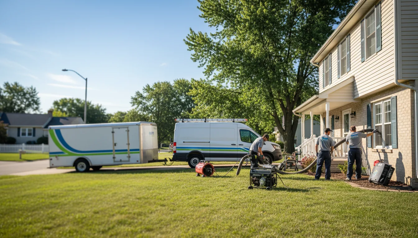 Flooded Basement Restoration And Cleanup With Repair in Mills, NE near me